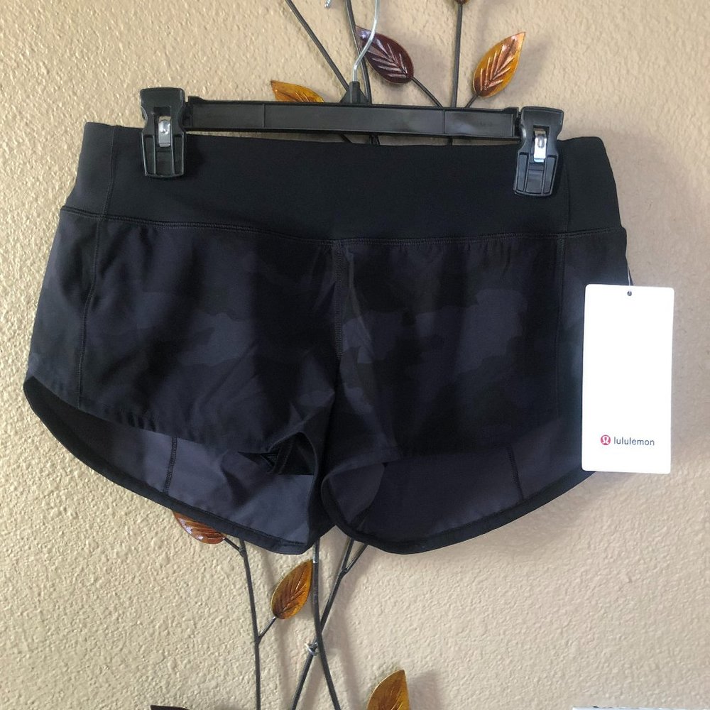 NWT Lululemon Speed Up LR Camo Short 2.5"_Size 6R